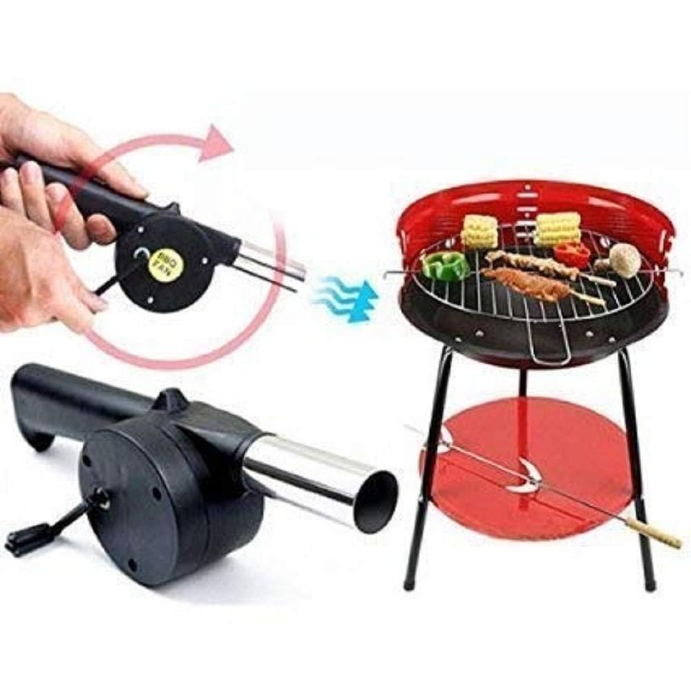 Portable Hand Crank BBQ Air Fan