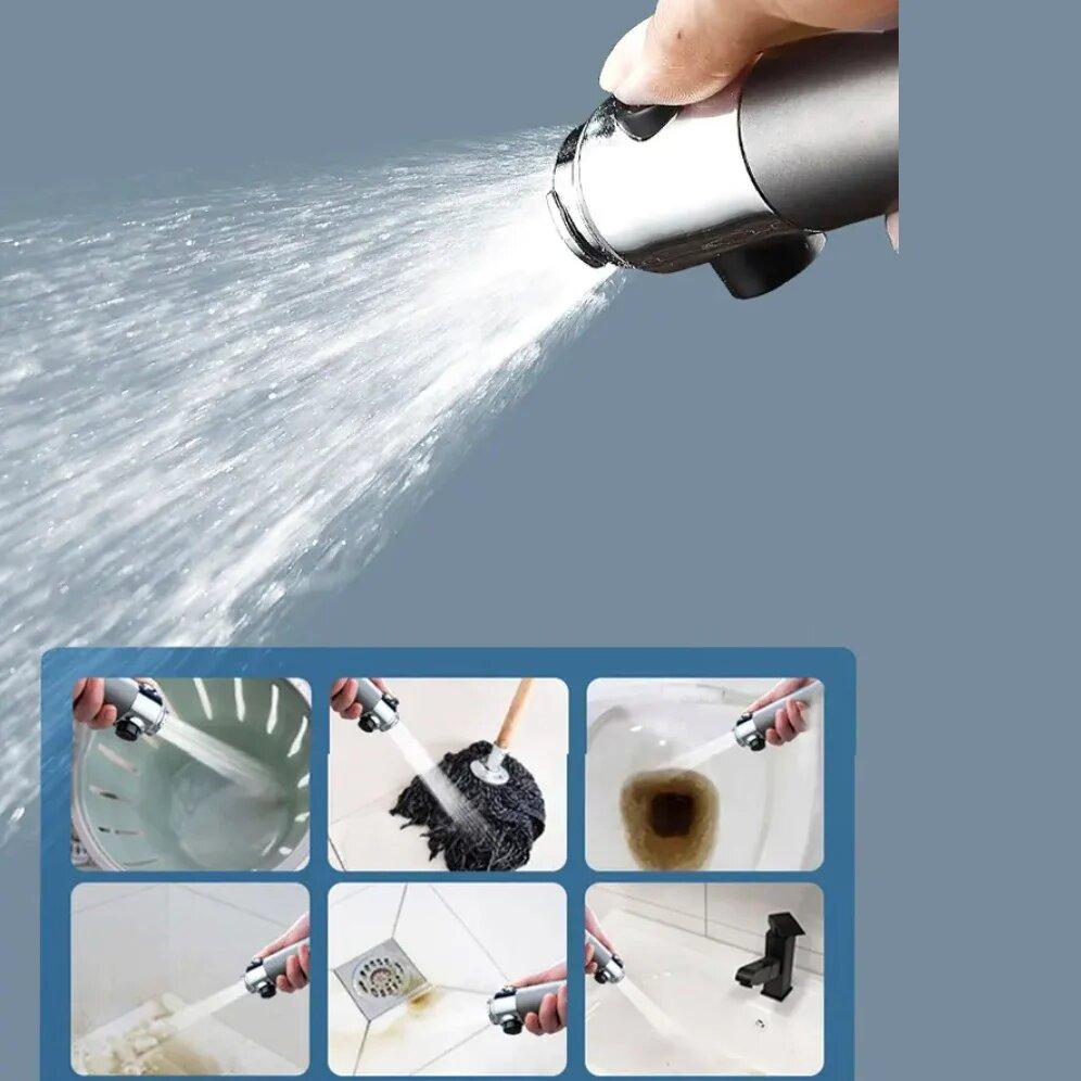 High Pressure 3-Setting Handheld filtration brush Shower head