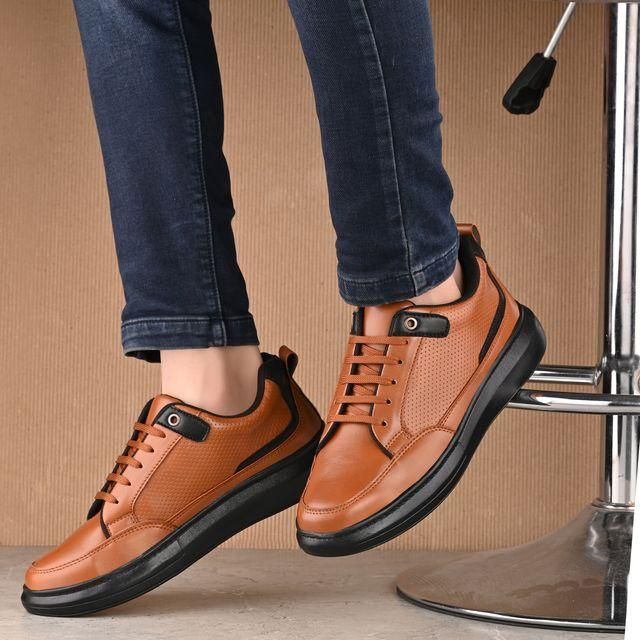 Men's Faux Leather Casual Shoes