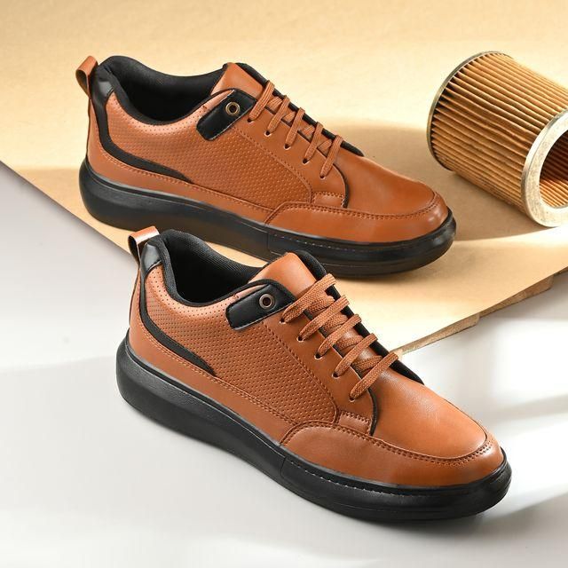 Men's Faux Leather Casual Shoes